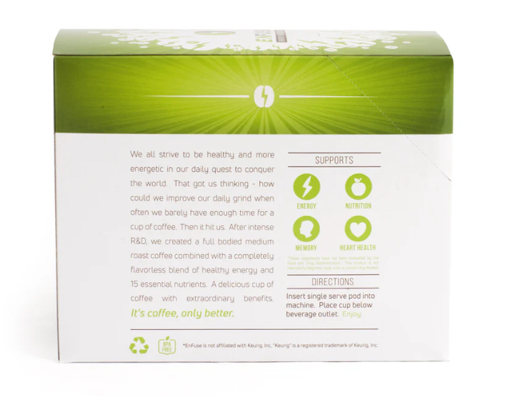 EnFuse | Energy Infused Coffee Pods